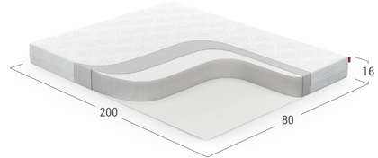 MOON SPA 880 (Base M матрас 80x200)